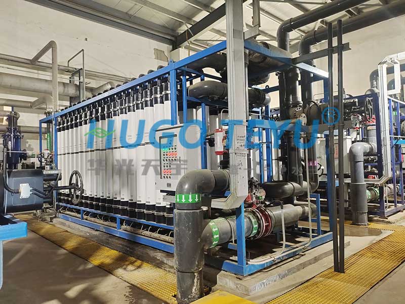 牧原集團湖北沙洋廠區超濾設備安裝現場